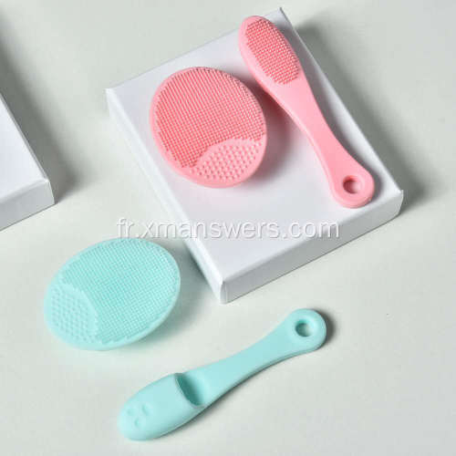 Brosse nettoyante pour le visage en silicone souple pour souper de qualité alimentaire